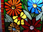 Suncatcher, fényfogó mozaikból